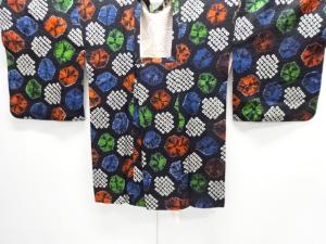 本絞り抽象模様道行コート